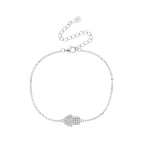 צמיד חמסה משובץ