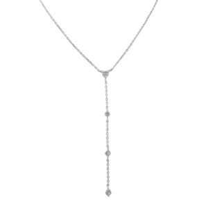 שרשרת עניבה 4 זרקונים