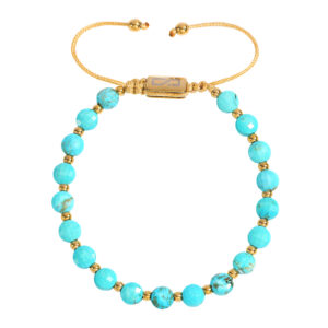 צמיד חרוזים טורקיז