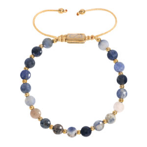 צמיד חרוזים כחול