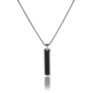 שרשרת תליון שחור