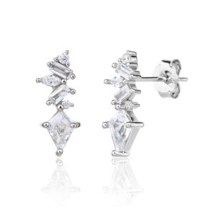 עגיל הילה משובץ