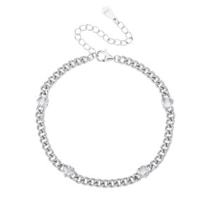 צמיד גורמט בשיבוץ לבבות