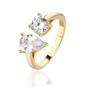 טבעת סוליטר וטיפה